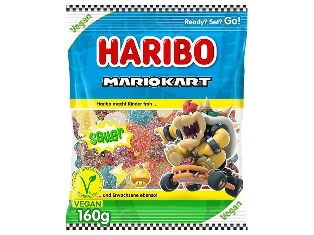 Haribo Mario Kart Sour Gummies 160g Gummy Candies