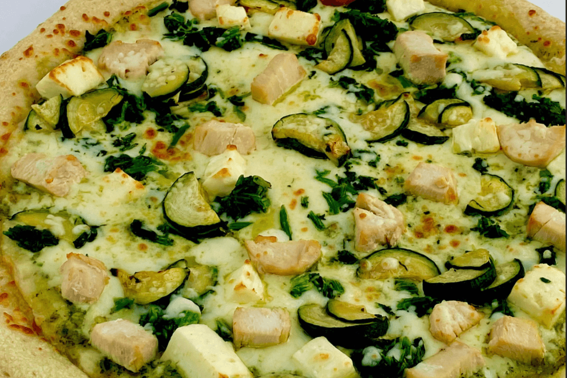 Large Chicken Pesto Pizza