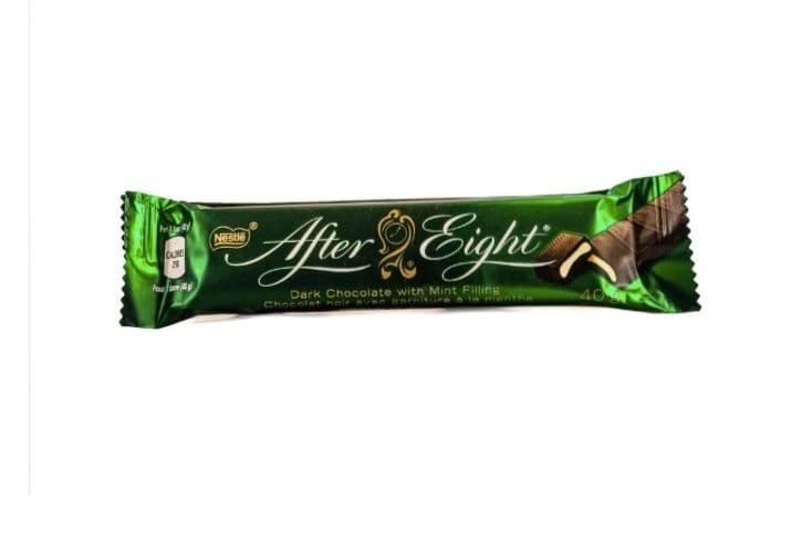Nestle After Eight Dark Chocolate With Mint Filling (40 g)