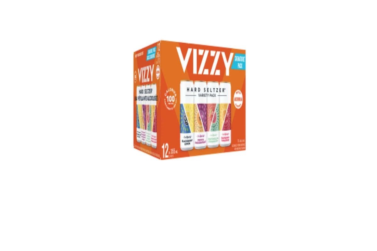 VIZZY - SIGNATURE PACK HARD SELTZER VARIETY PACK (12 x 355 ml)
