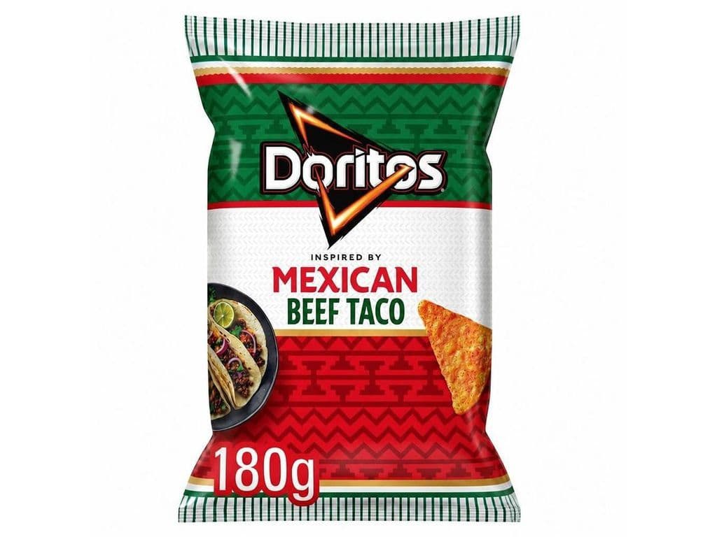 Doritos Mexican Beef Taco World Cup Crisps UK 180g Chips
