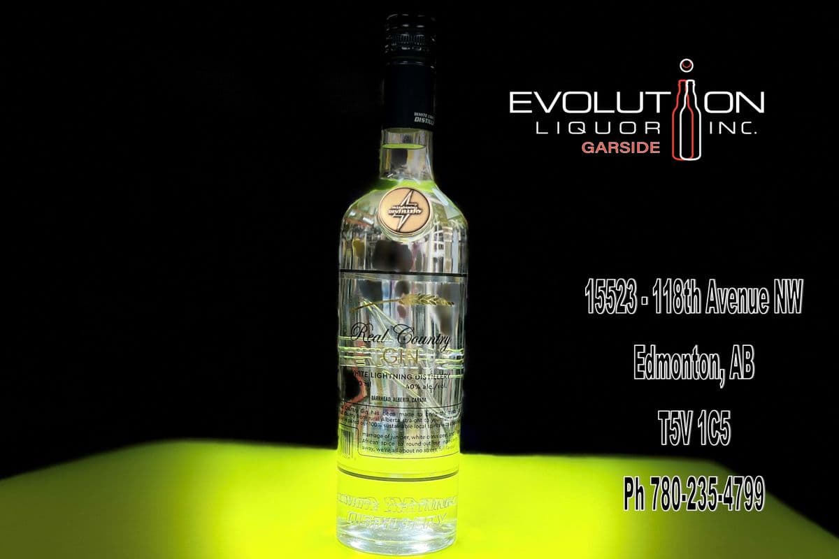 White Lightning Real Country Gin 0750G (1 x 750ml Glass Bottle)
