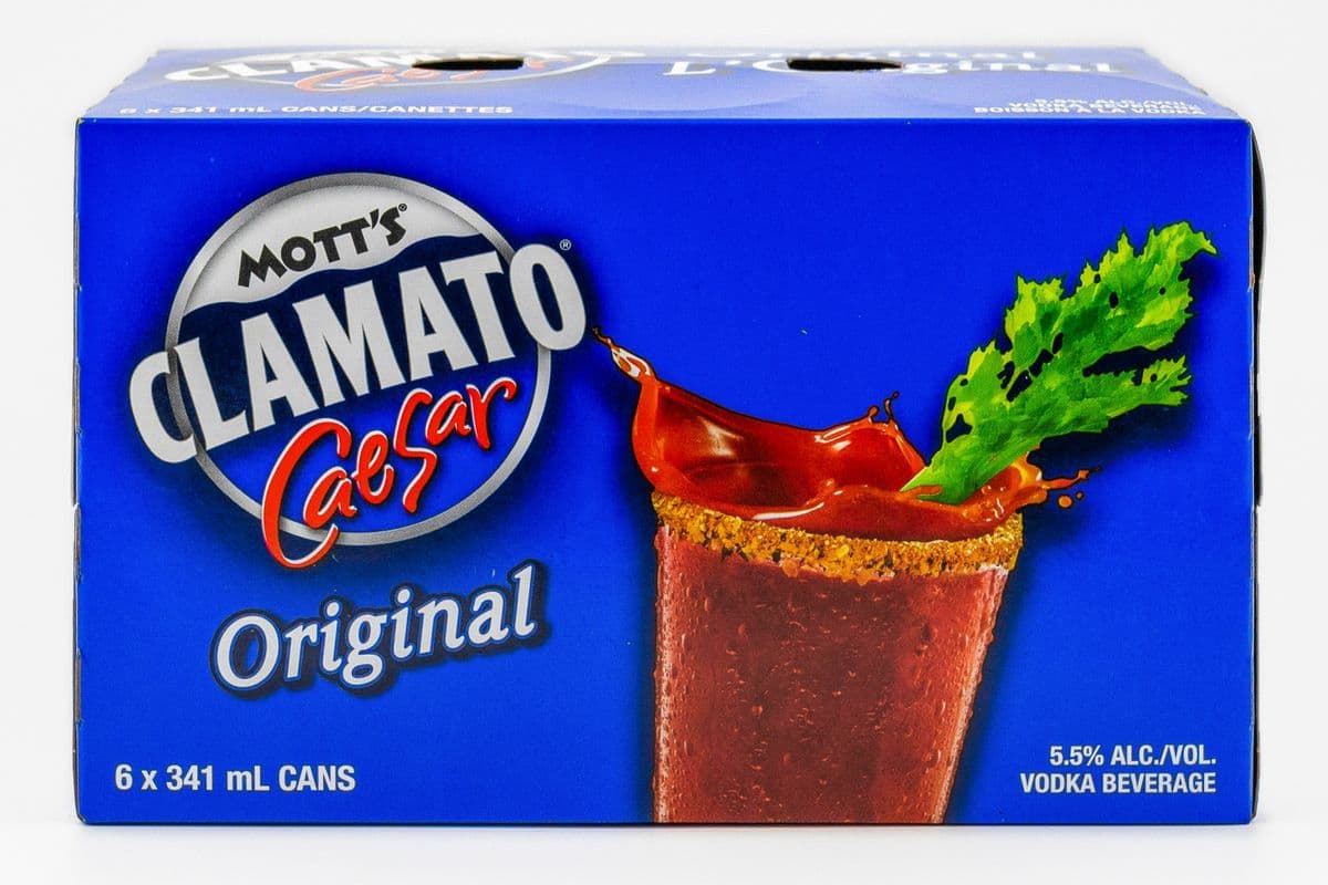 MOTT'S CLAMATO ORIGINAL 6 CANS (1 x 341ML)