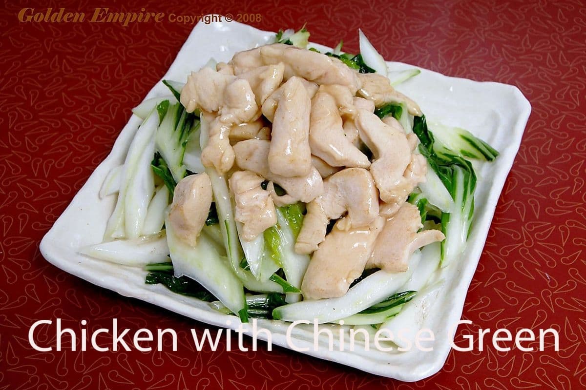 Chicken with Chinese Greens