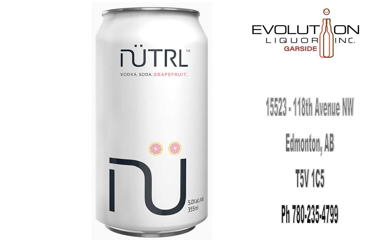 Nutrl Vodka Soda Grapefruit C355-01 (1 x 355ml Can)