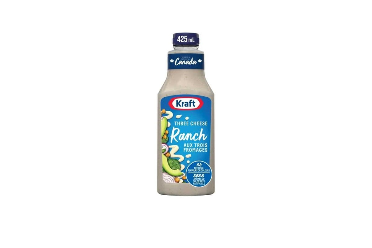 KRAFT THREE CHEESE RANCH DRE 425ML (425ML)