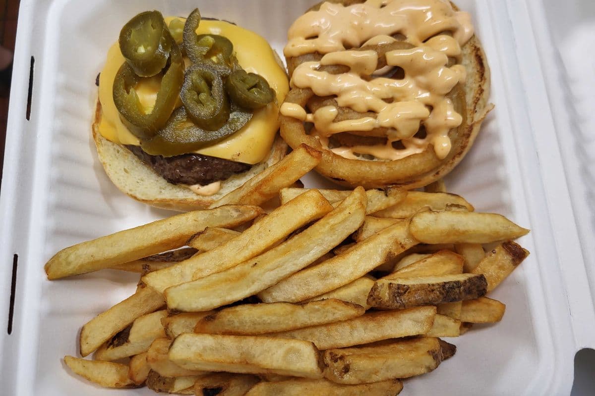 Burning Ring with Fries