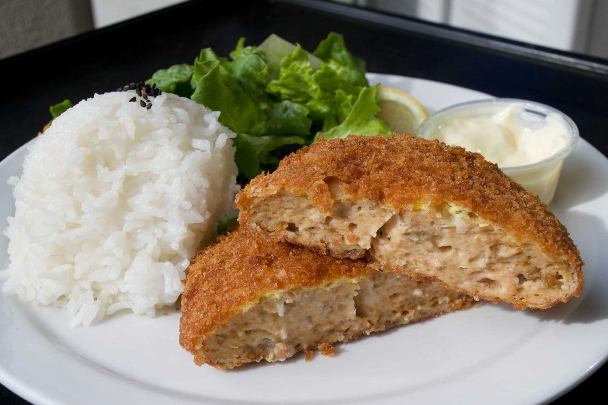 Salmon Menchi Katsu