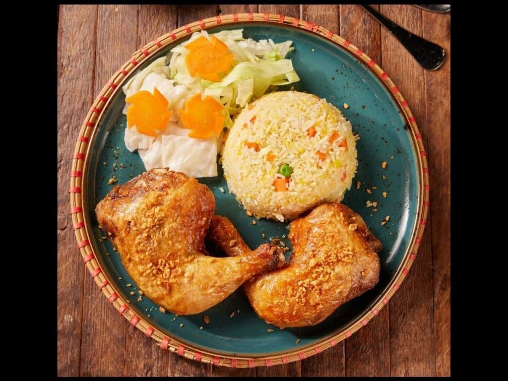 R19L.CHICKEN LEG Fried Rice