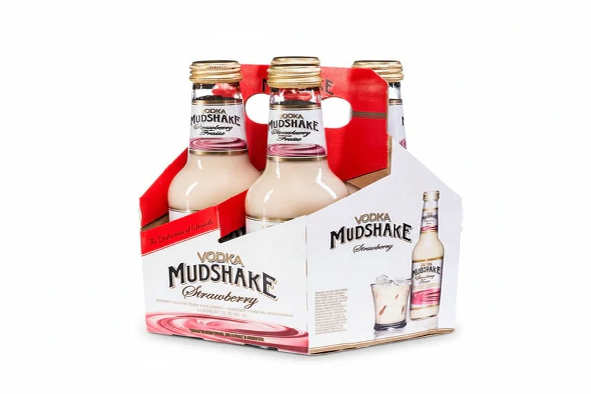 Vodka Mudshake Strawberry Cans (4 x 270ml)
