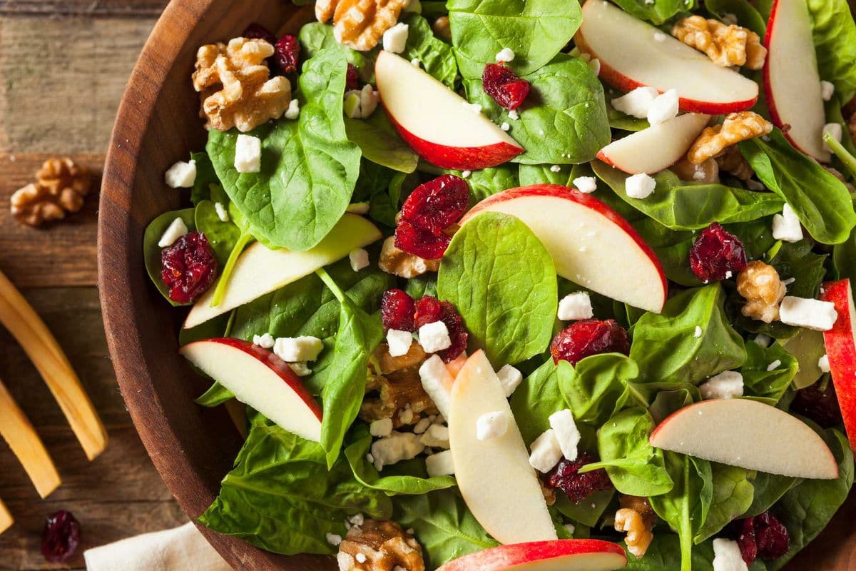 Apple Spinach Salad