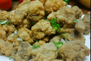Dry Garlic Pork (Boneless) 蒜子干肉