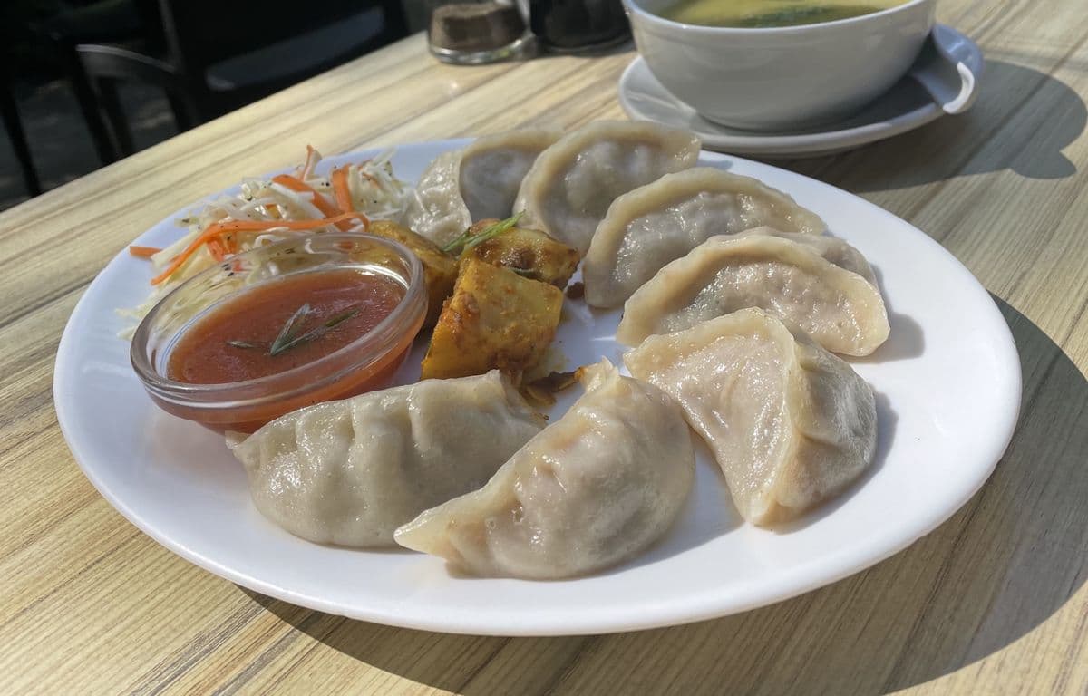 Momos au boeuf à la vapeur (7 mcx) / Steamed Beef Momos (7 pcs)