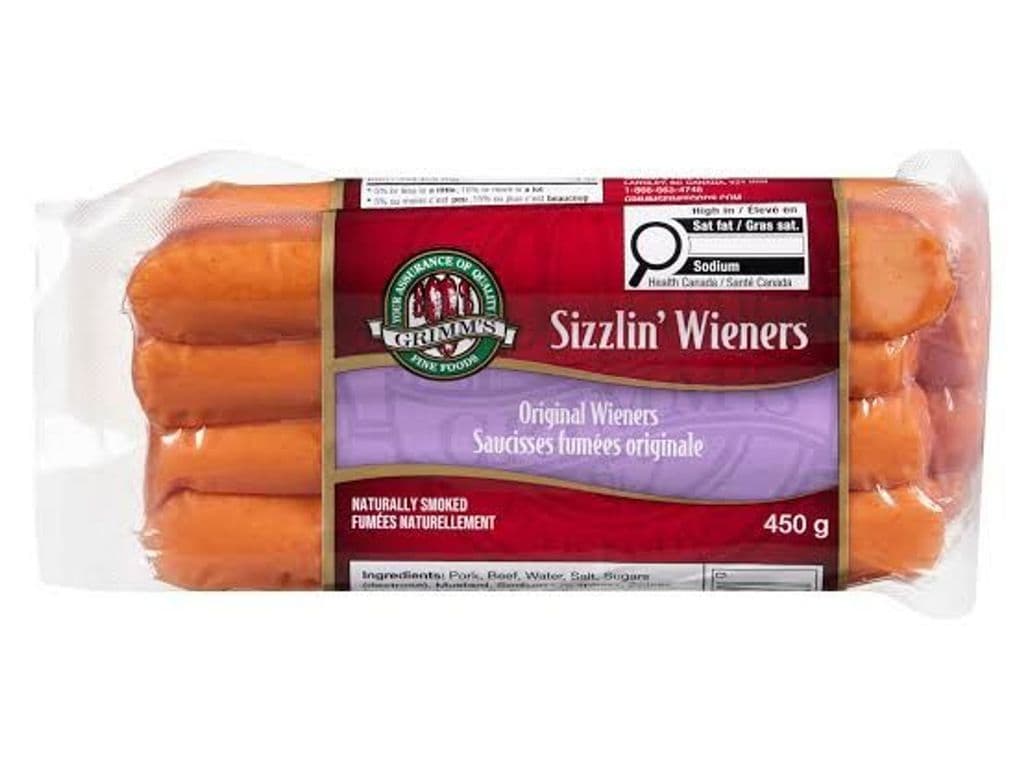GRIMMI’S WIENERS 450G