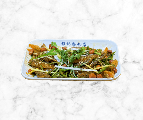 S20 Fish skin tossed with soy sauce and green onion / S20 順德涼拌魚皮