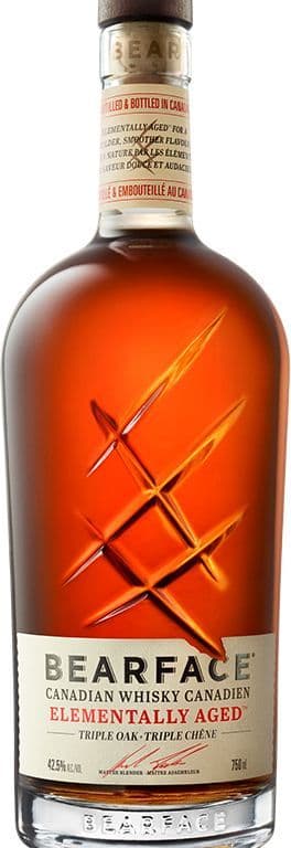 BEARFACE ELEMENTALLY AGED TRIPLE OAK CANADIAN WHISKEY