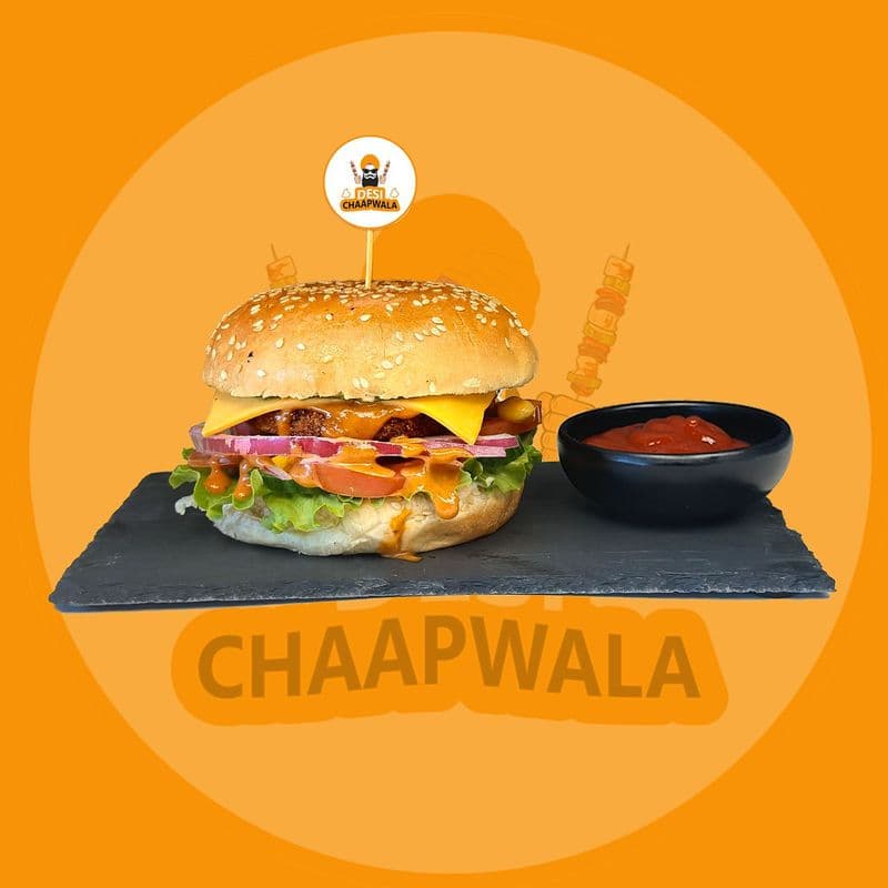 Desi Achari Burger