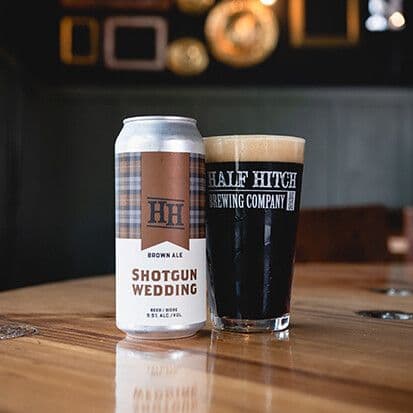Shotgun Wedding Brown Ale - Reusable Glass Growler + Fill