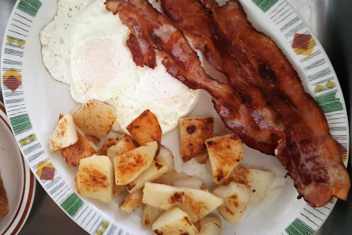 Two Eggs with Bacon (3 Slices)