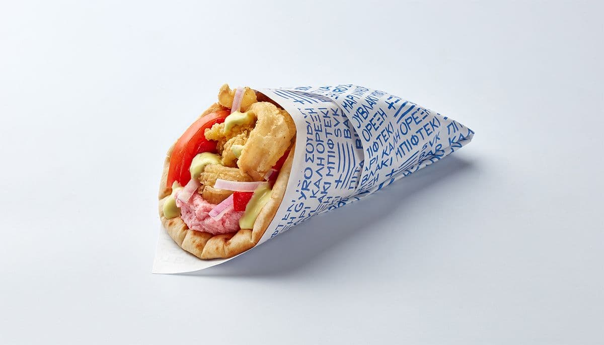 Pita aux calmars / Calamari Pita