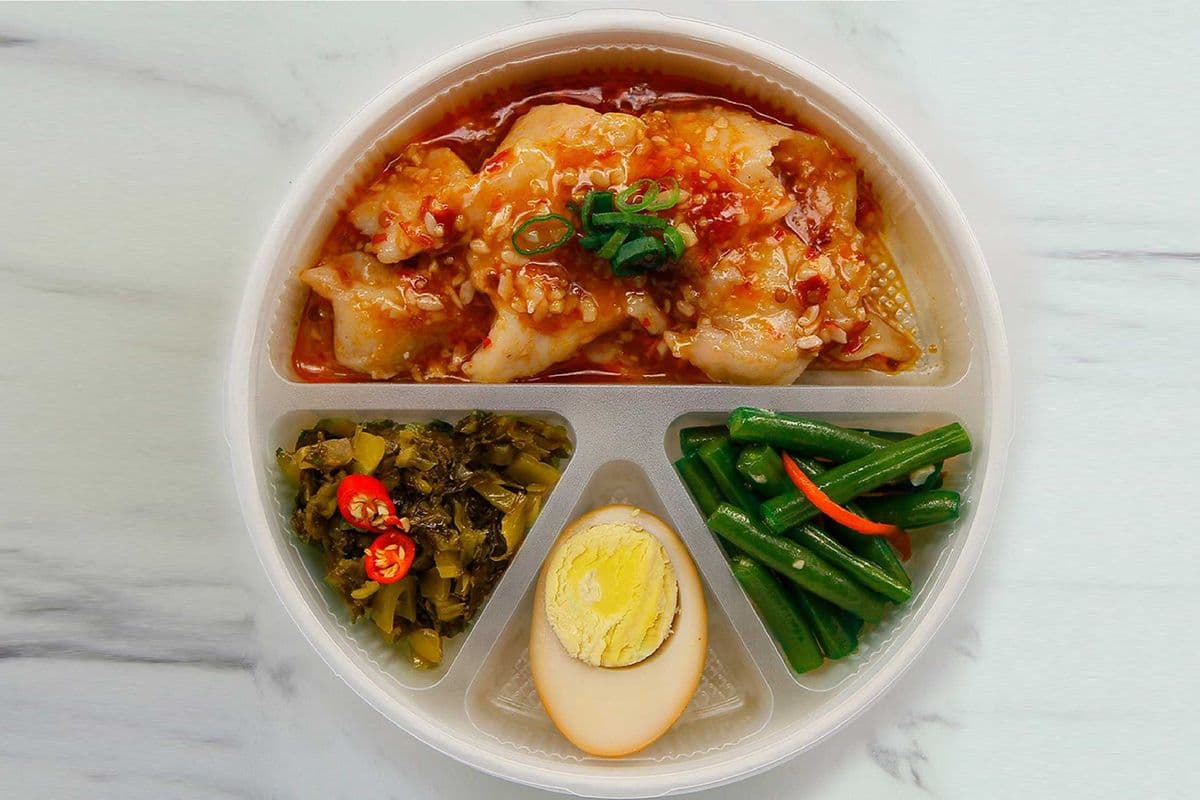 Spicy Basa Fillet Bento Box 豆瓣魚片便當