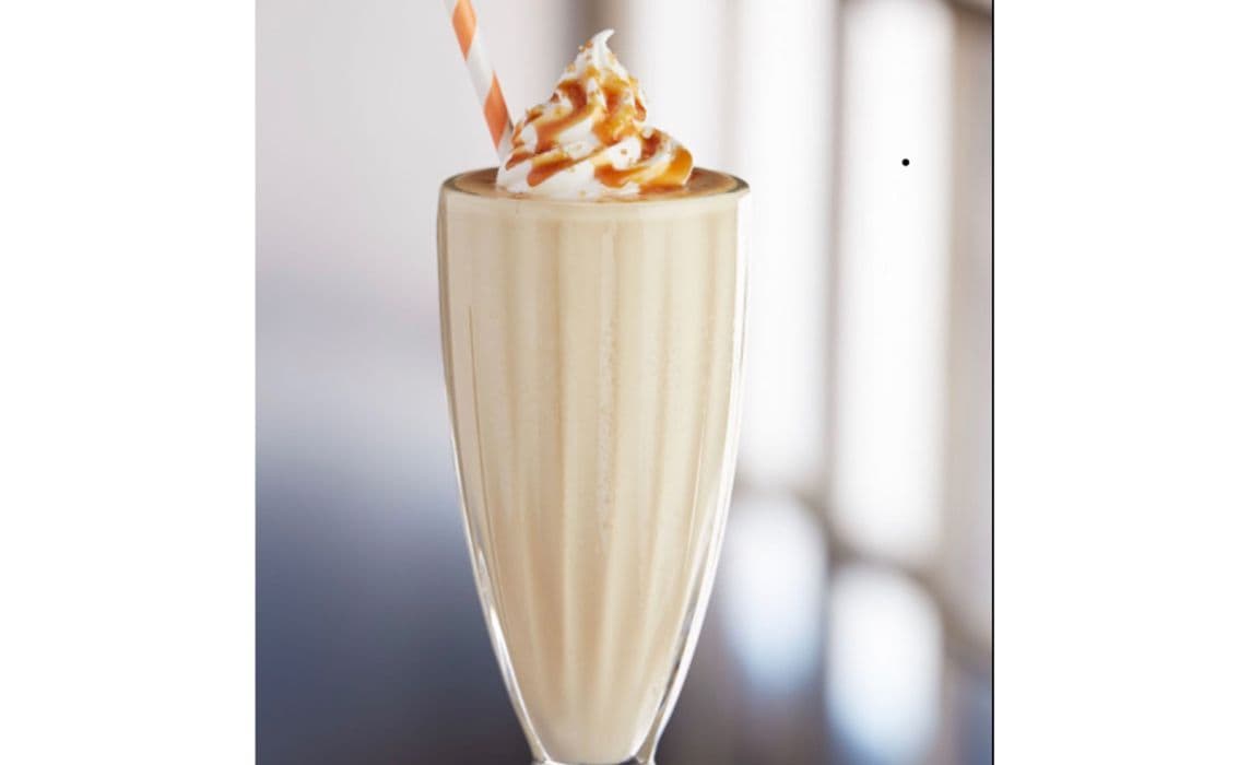 Vegan Salted Caramel Ice Cream Shake (V)