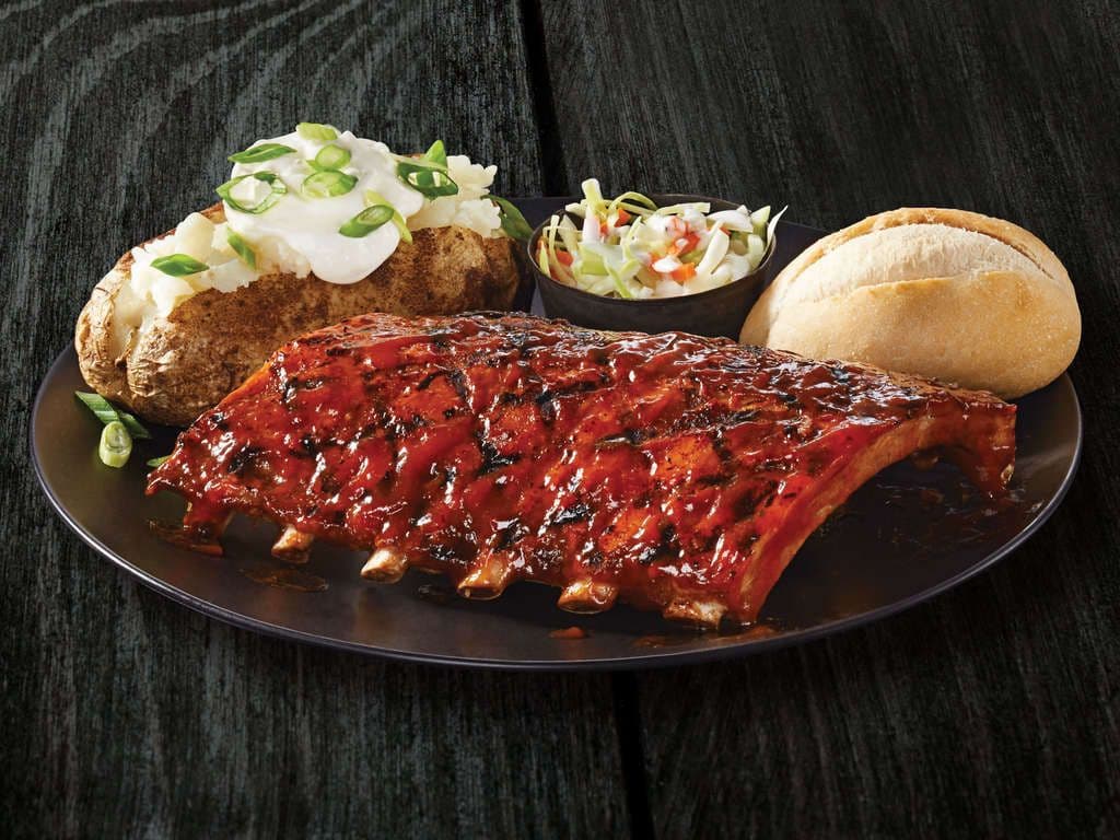 1/2 Rack BBQ Back Ribs