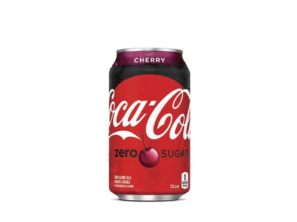 Coca Cola Cherry Zero Sugar 355ml Coke Can