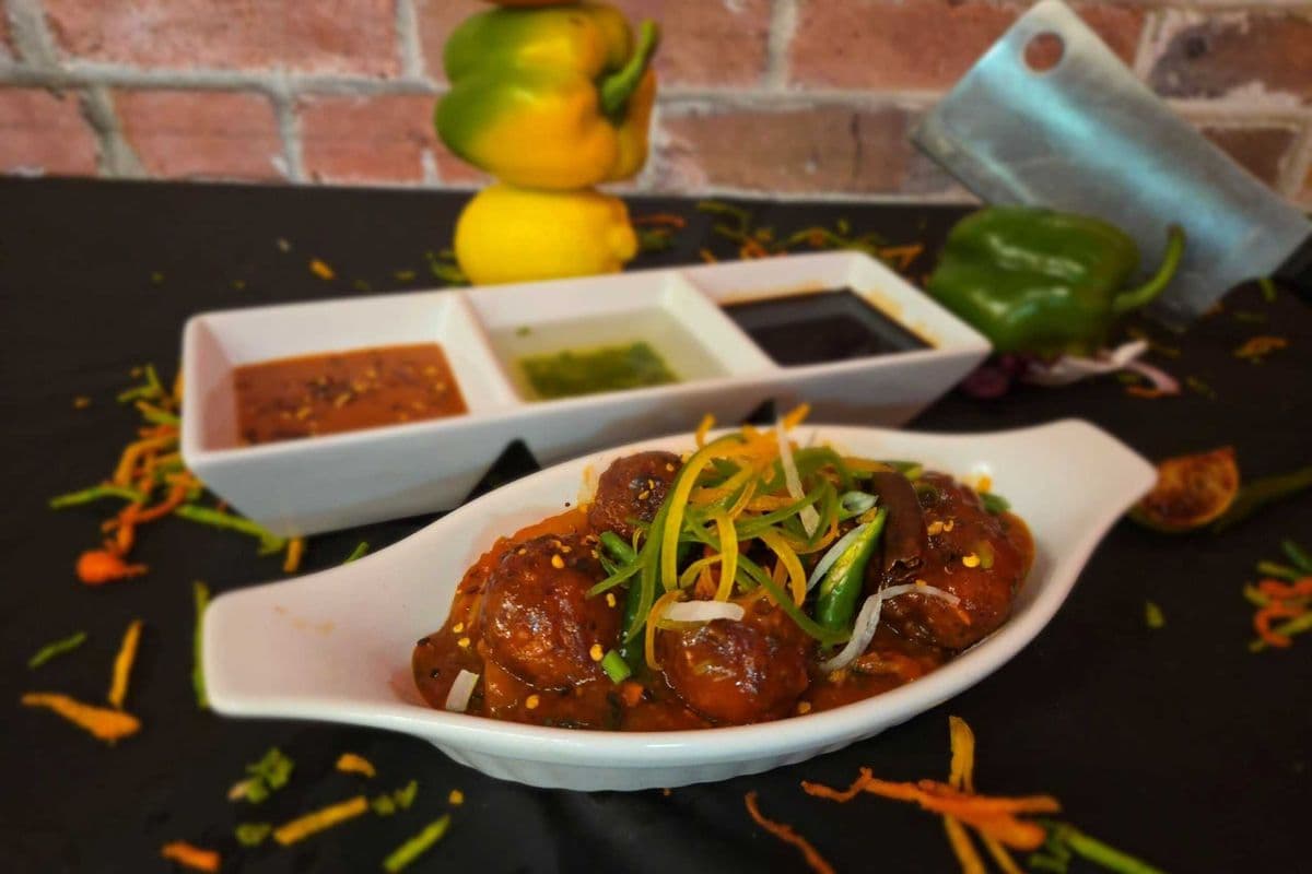 Chilli Garlic Fried Momos