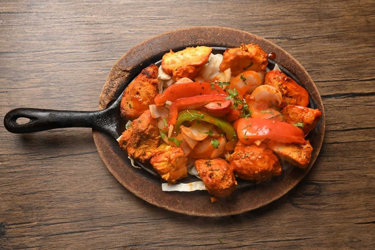 Poulet Tikka Sizzler / Chicken Tikka Sizzler