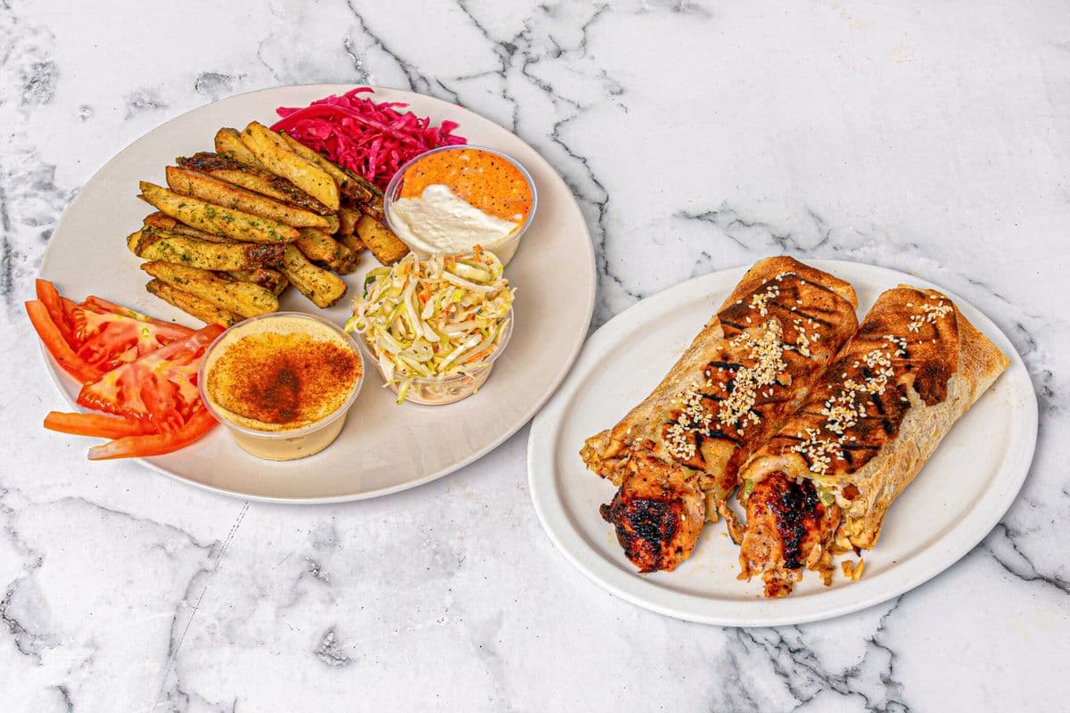 Saj Chicken Platter