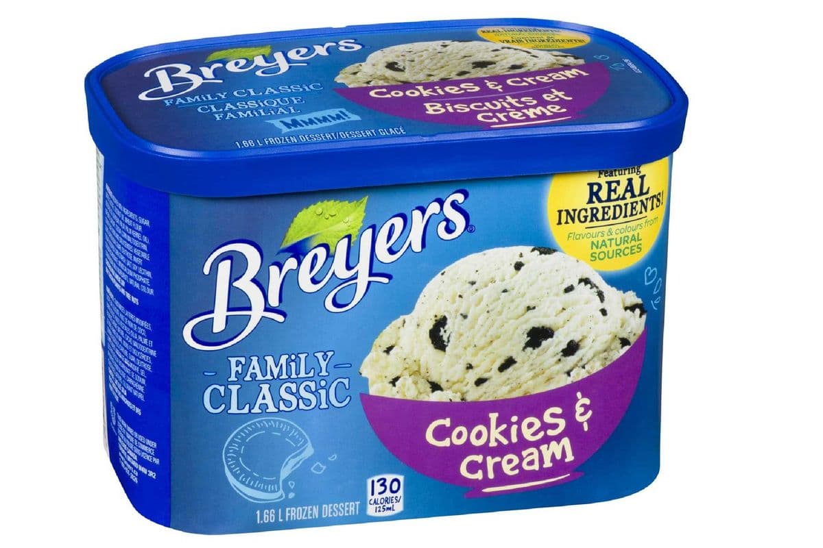 Breyers Cookies and Cream Ice Cream (1.66L)