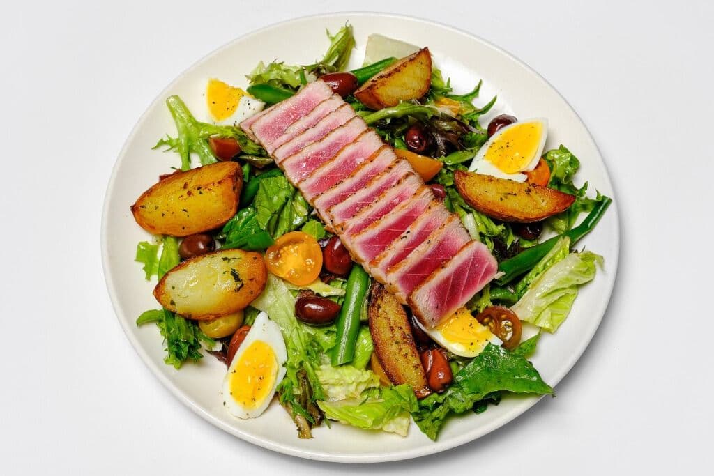 Seared Tuna Nicoise Salad