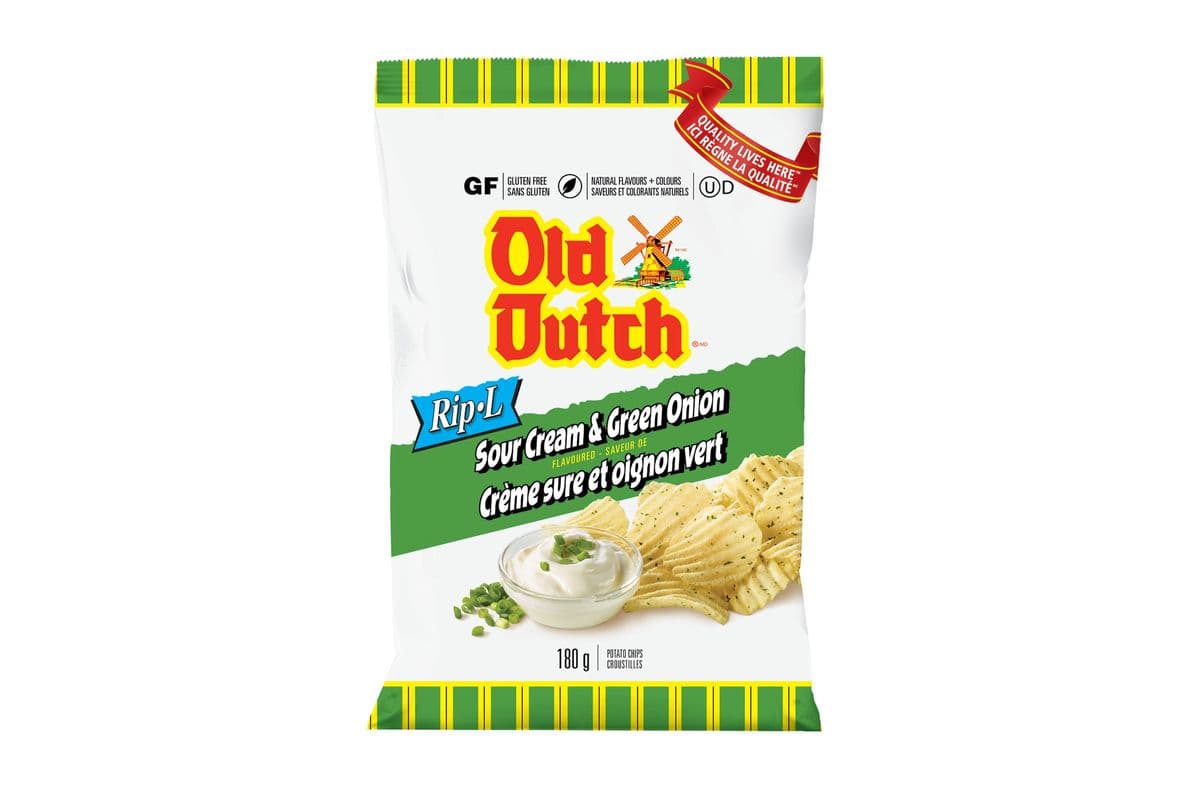 Old Dutch Rip.L Sour Cream & Onion (180g) 77135