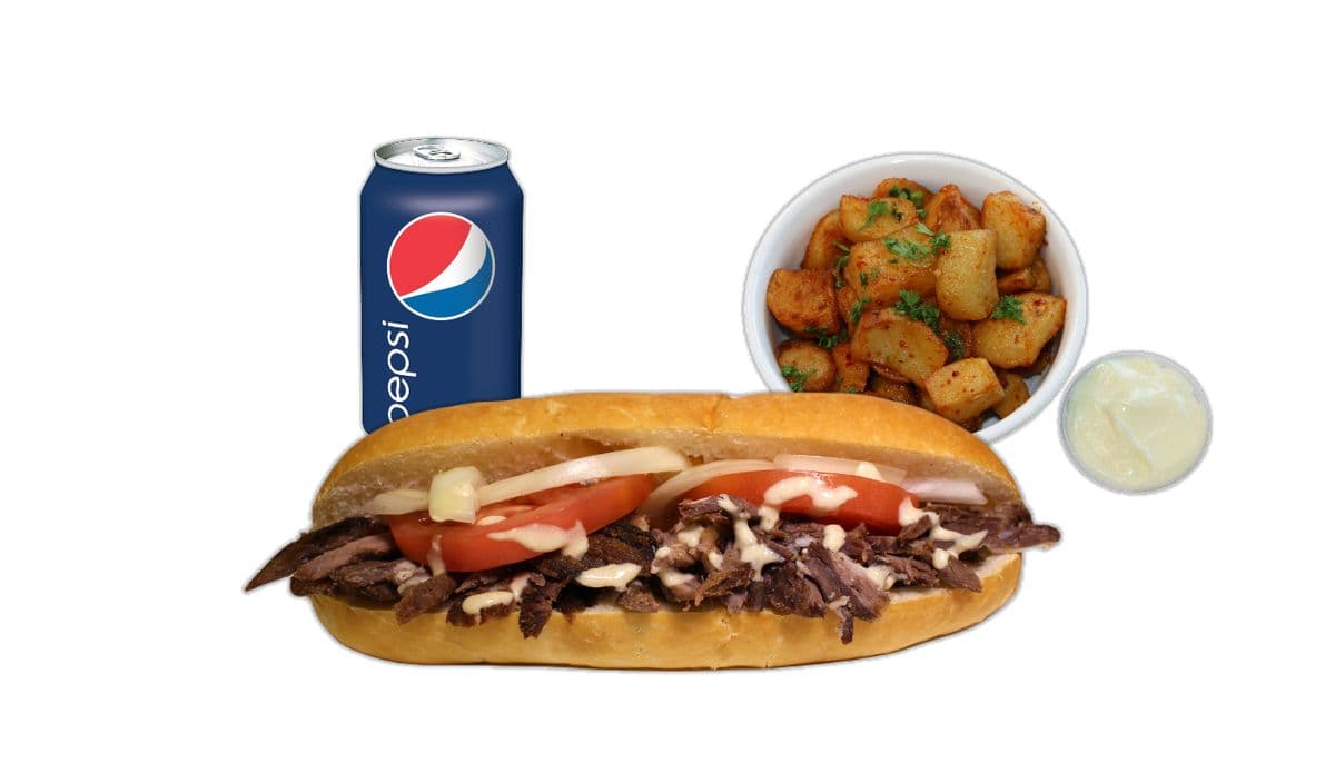 Trio Sous-Marin 6" Shawarma (Boeuf)