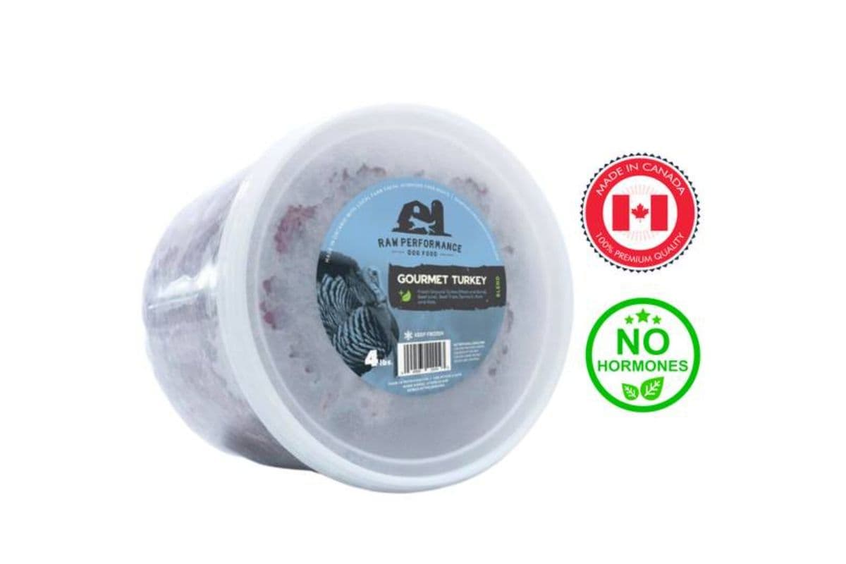 Raw Performance - Gourmet Turkey Raw Dog Food (4 lbs)
