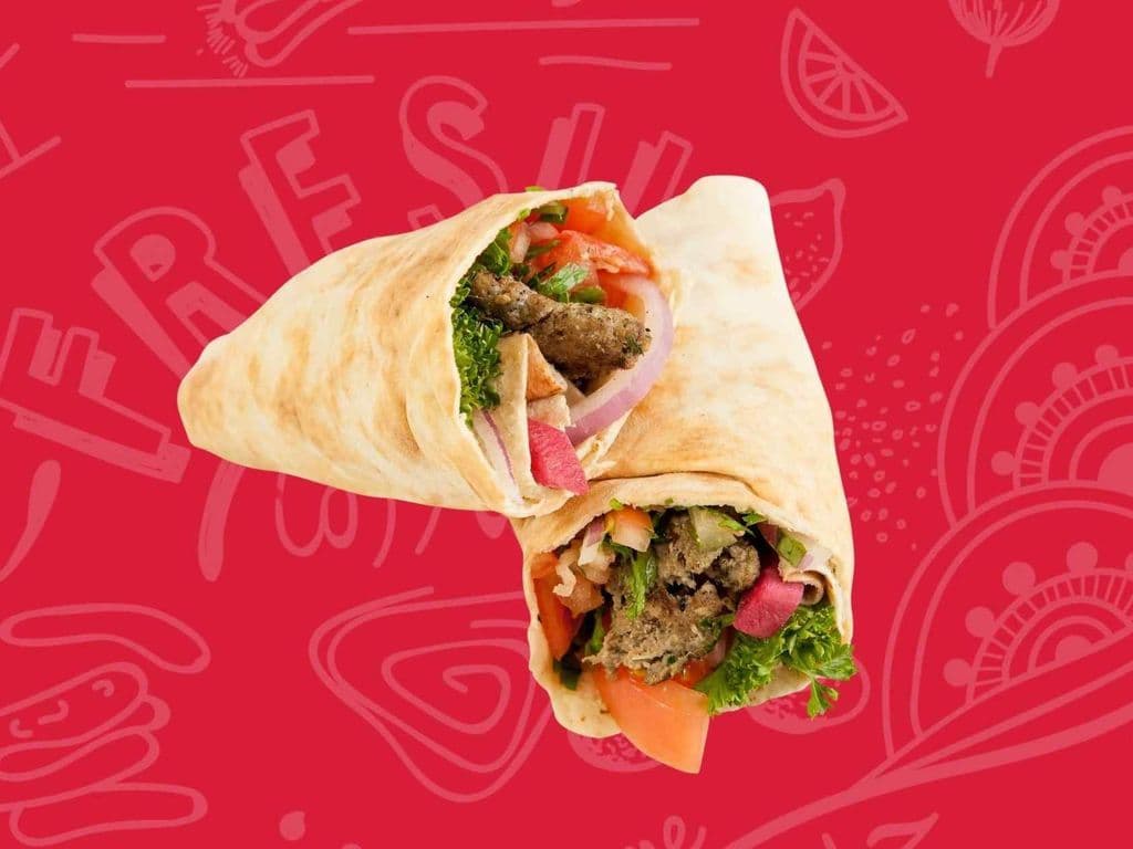 Lamb Kebab Wrap