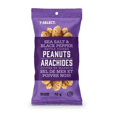 7-Select Sea Salt Black Pepper Peanuts 70g