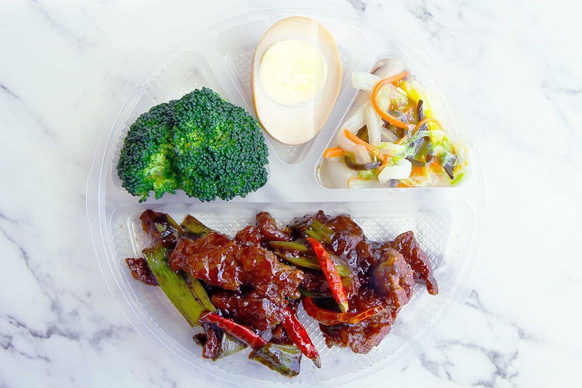 Mongolian Beef Bento Box Bento Box 蒙古牛肉便當