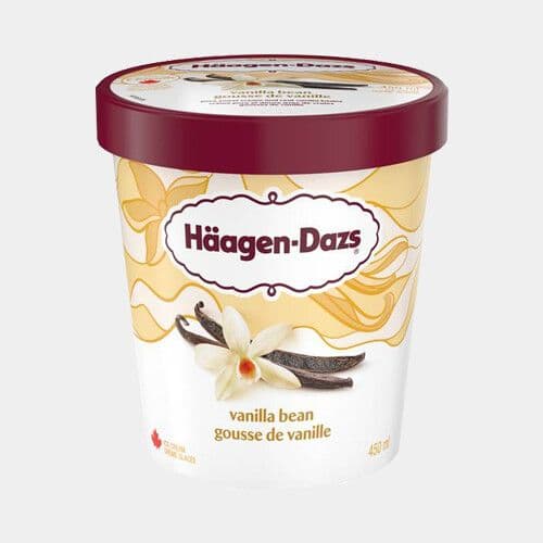 Häagen-Dazs Gousse de vanille (450mL) / Häagen-Dazs Vanilla Bean (450mL)