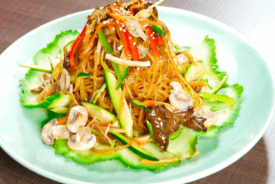 Japchae (Potato Noodles) (잡채)