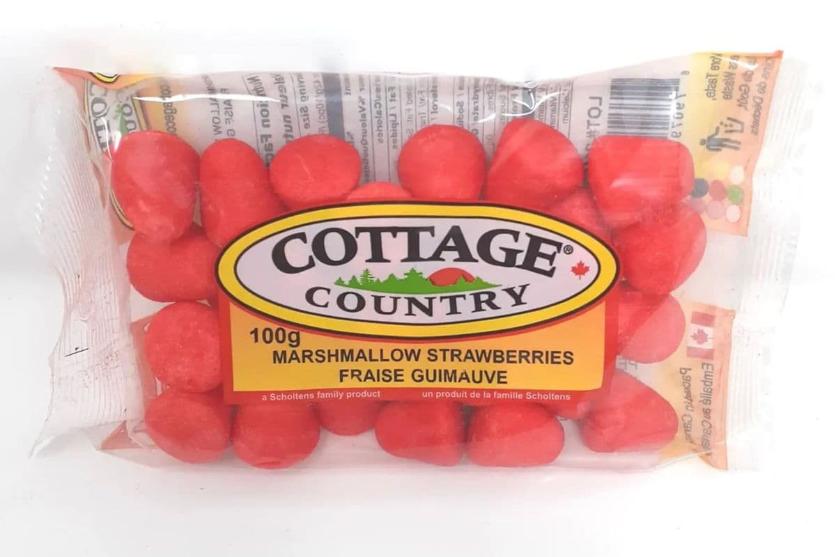 Cottage Country Candy Marshmallow Strawberries (100 g)