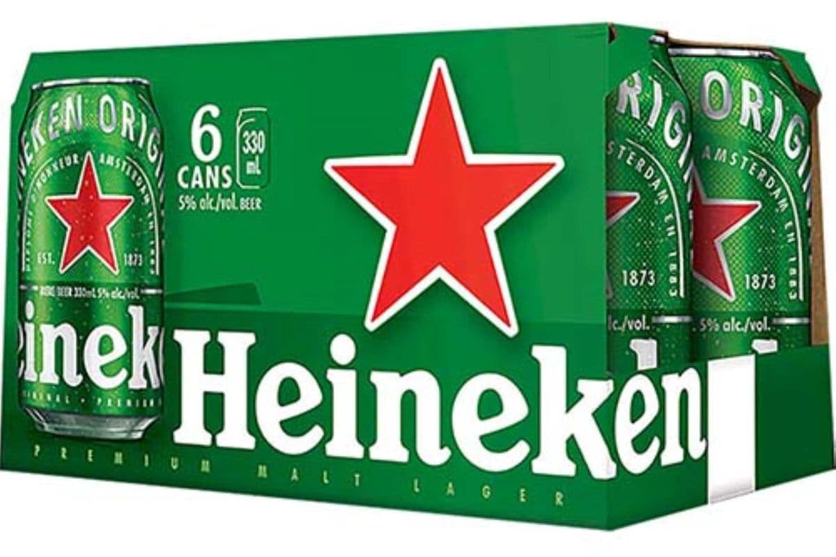 Heineken Lager (6 Pack) (1 x 6×355)