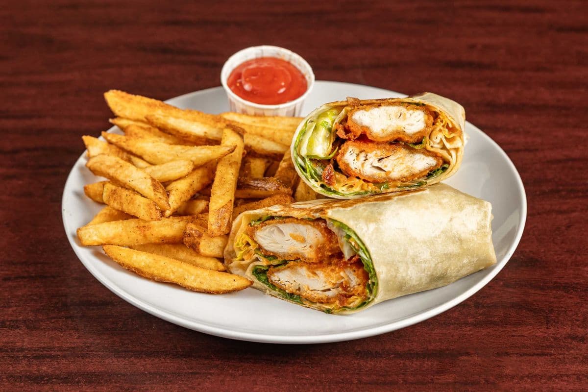 Buffalo Chicken Caesar Wrap