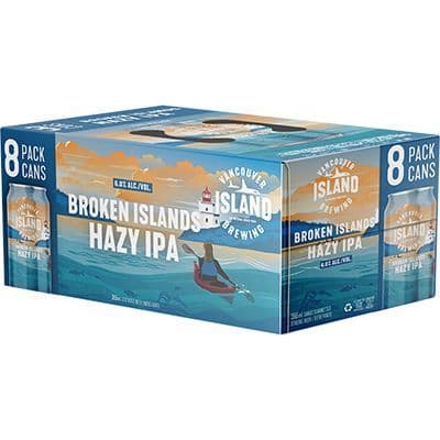 VANCOUVER ISLAND BROKEN ISLANDS HAZY IPA 8 CAN (8 x 355mL)