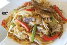 607. Hong Kong-Style Pan-Fried Beef Noodles
