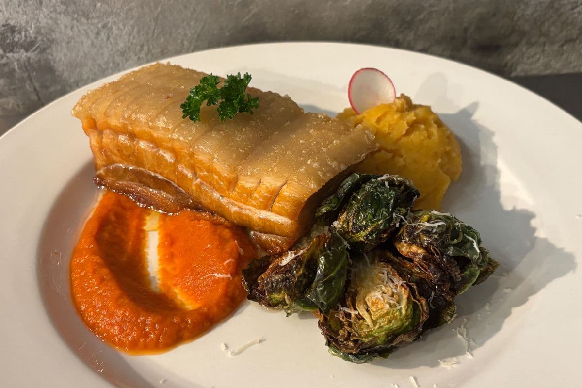 (New!) Pork Belly with Kimchi Puree