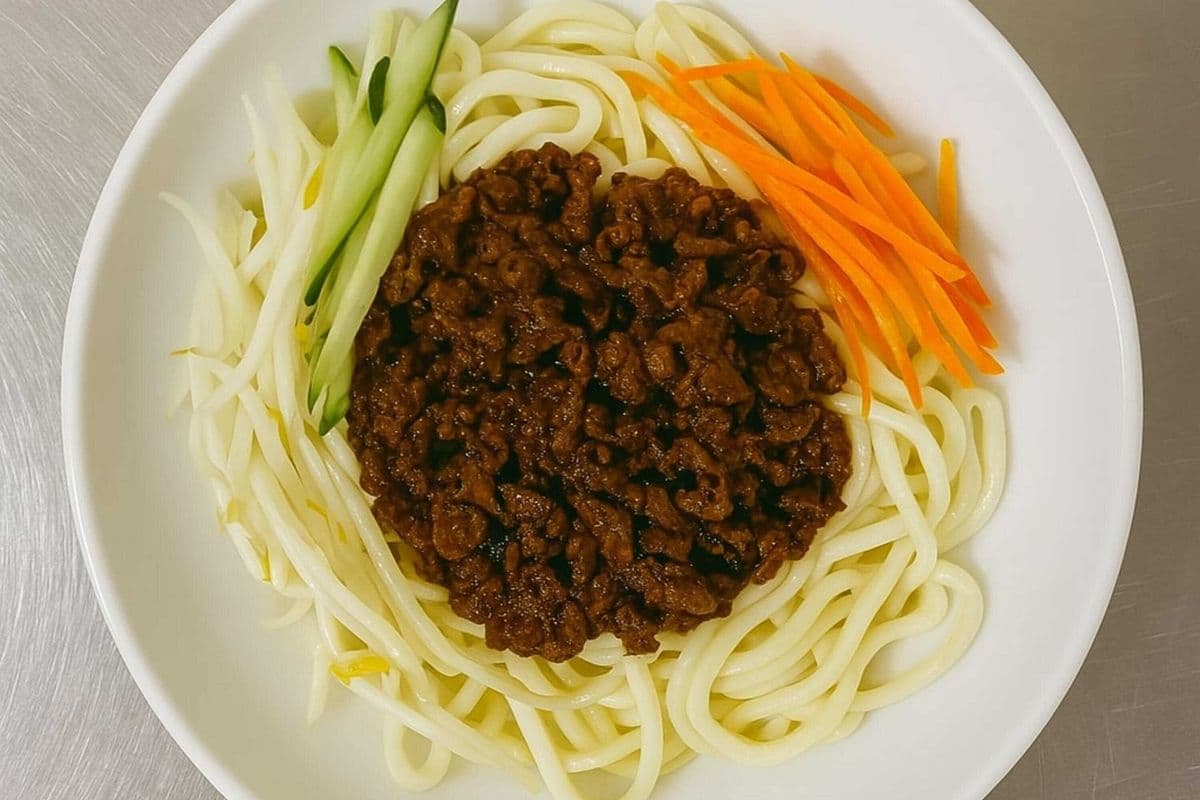 N6. Beijing Sauce Noodles "Zha-Jiang Mian" - 北京炸醬麵