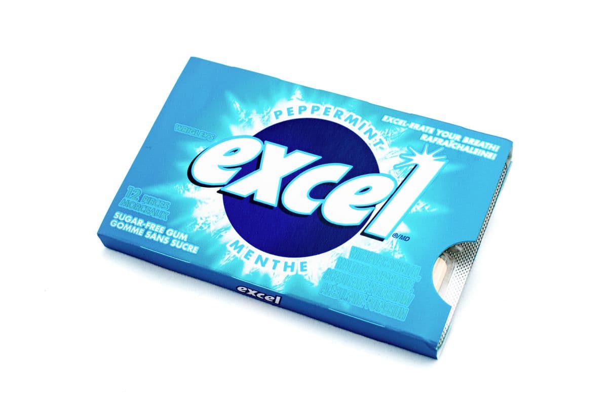 Excel Peppermint Sugar-Free (12 Pieces)