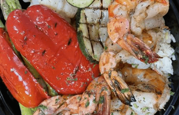 Crevettes colossales grillées